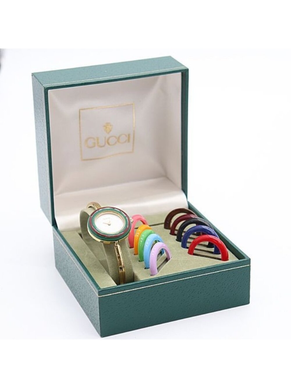 Gucci Change Bezel 11/12.2 White Dial Watch